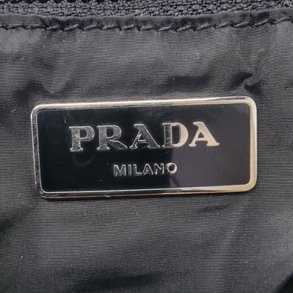 Prada Stampato Check Nylon Reversible Document Bag Shw (Brown)