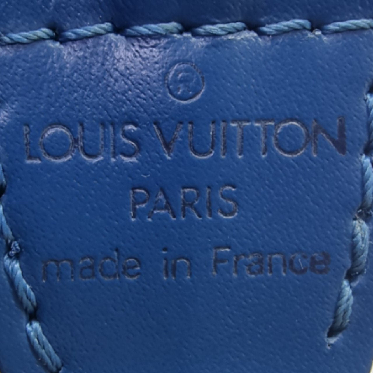 Louis Vuitton Pochette Accessories Epi Blue Ghw