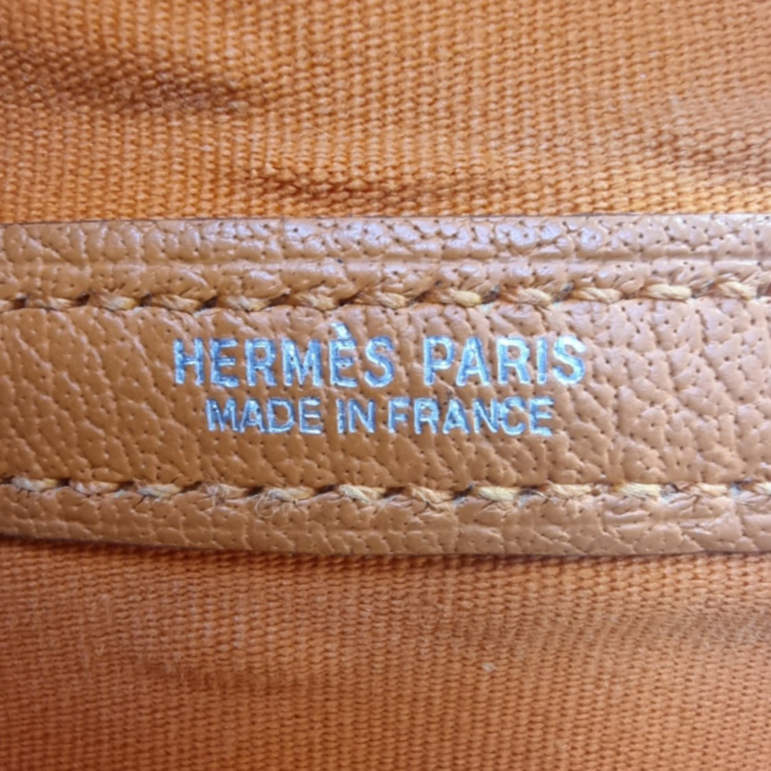 Hermes Garden Party 36 Canvas Palladium Coated Hw (Orange)