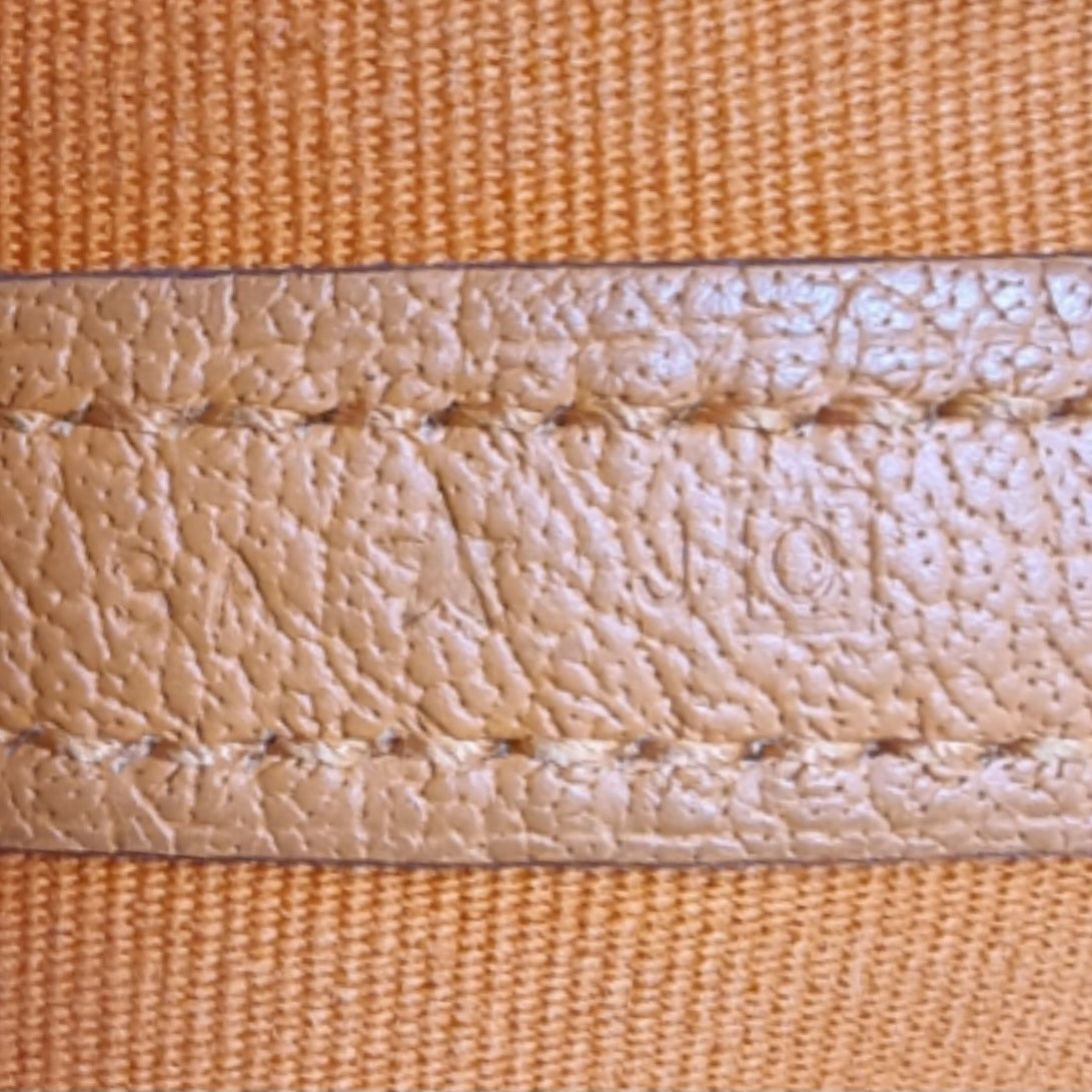 Hermes Garden Party 36 Canvas Palladium Coated Hw (Orange)