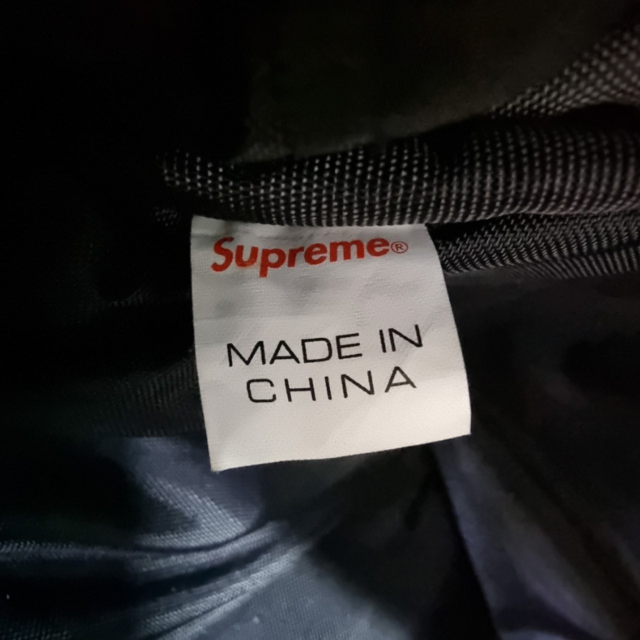 Supreme Nylon Backpack (Black)