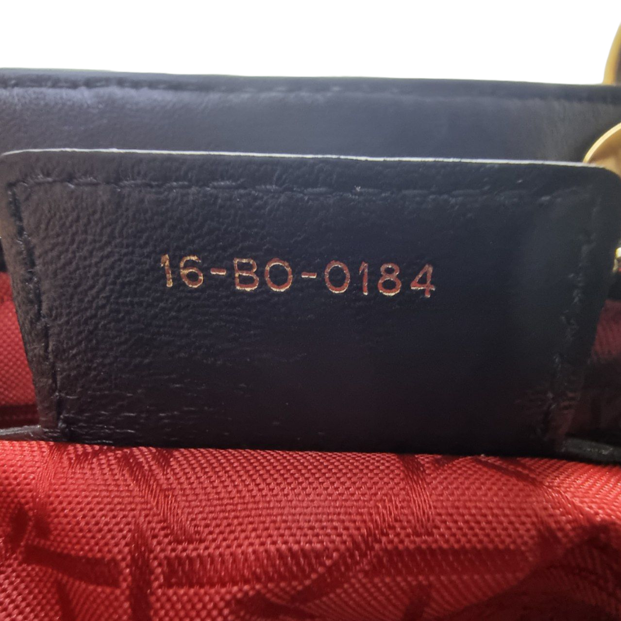 Christian Dior Lady Dior Medium Cannage Lambskin Ghw (Black)