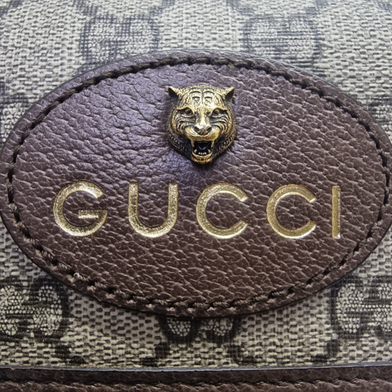 Gucci Belt Bag GG Supreme Neo Vintage Canvas Ghw (Beige/Brown)