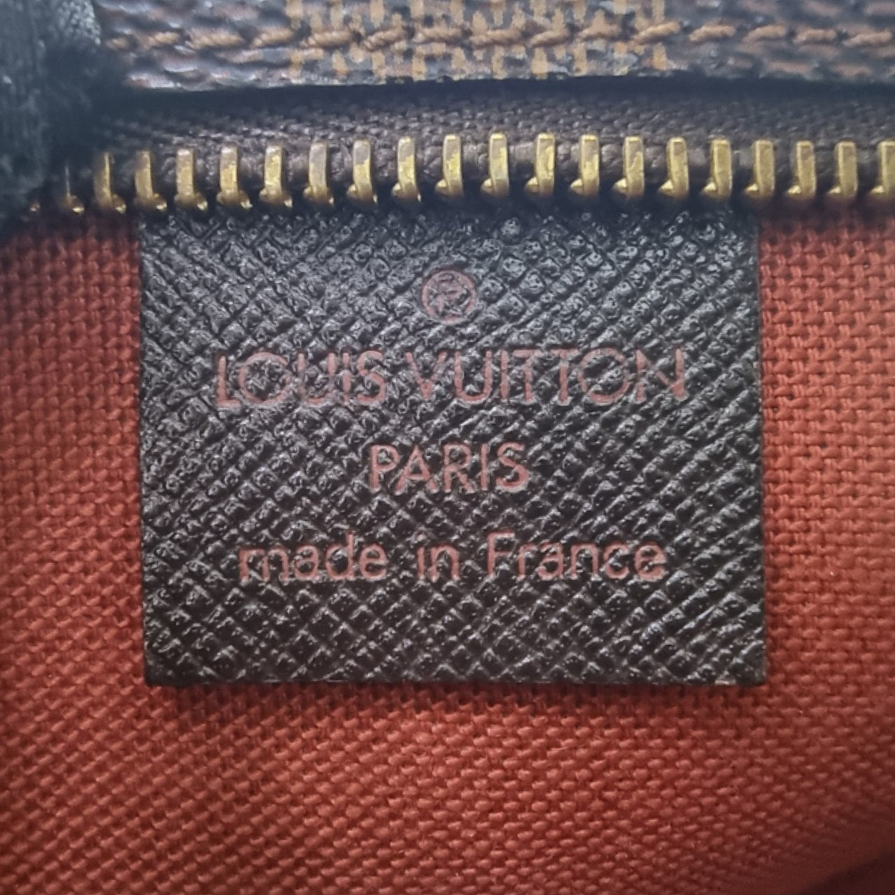 Louis Vuitton Trousse Pochette Damier Ebene Ghw