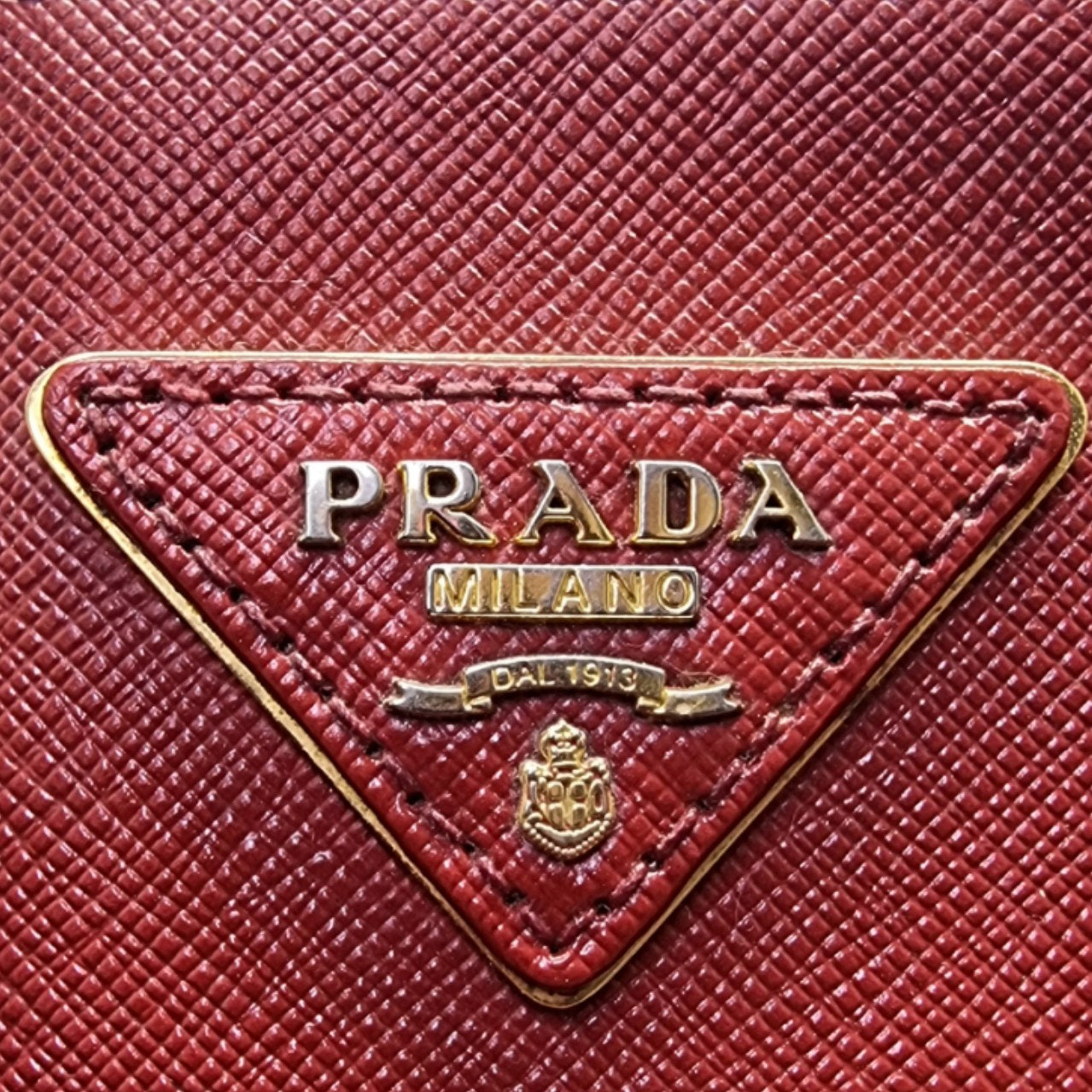 Prada BN1786 Galleria Saffiano Lux Tote Large Ghw (Red)
