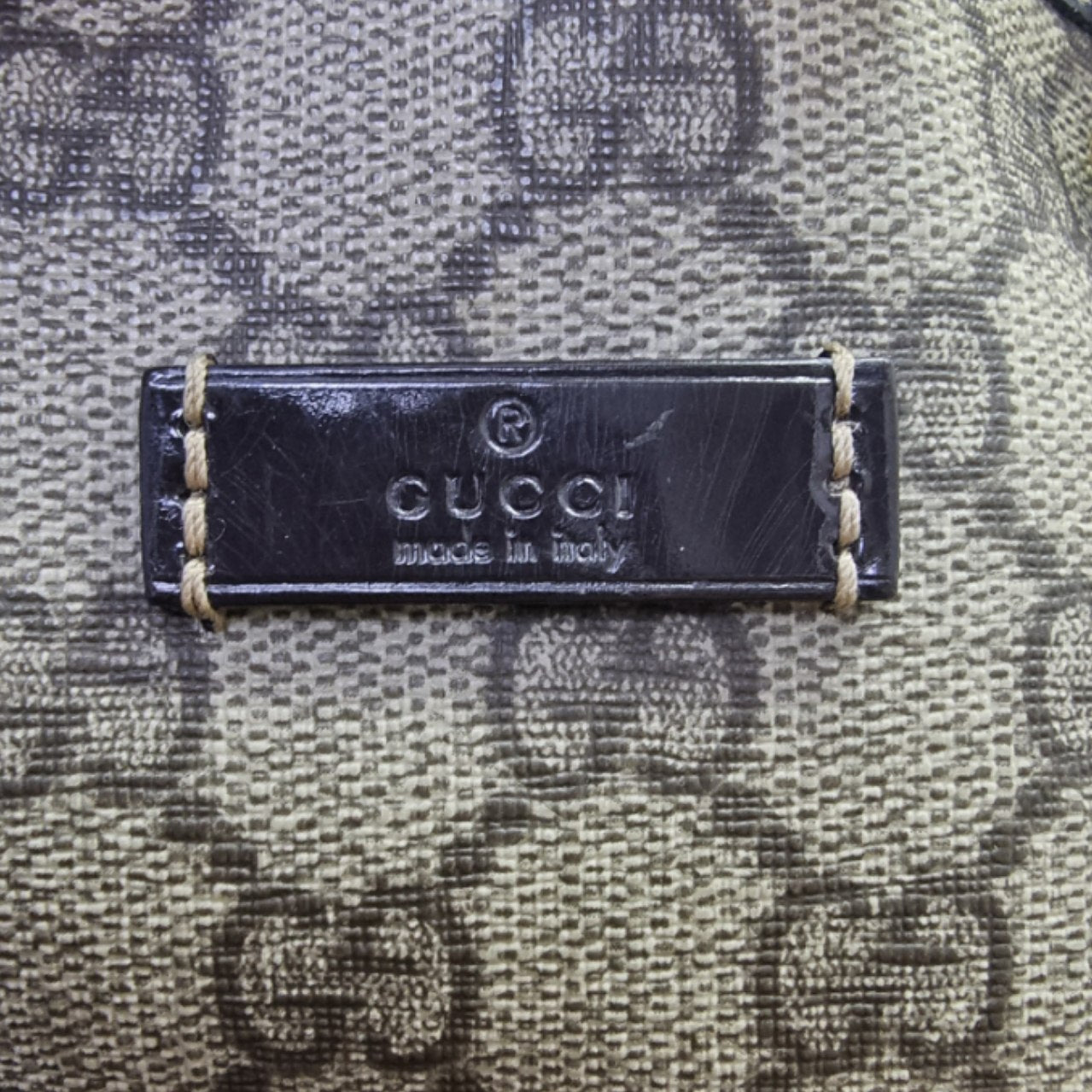 (Return)Gucci GG Joy Canvas Boston Bag Ghw (Dark Brown)