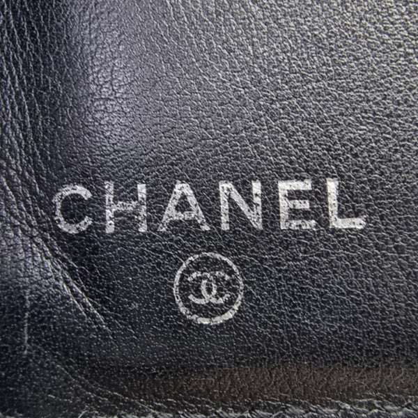 Chanel CC Embossed Timeless Wallet Caviar Shw (Black)