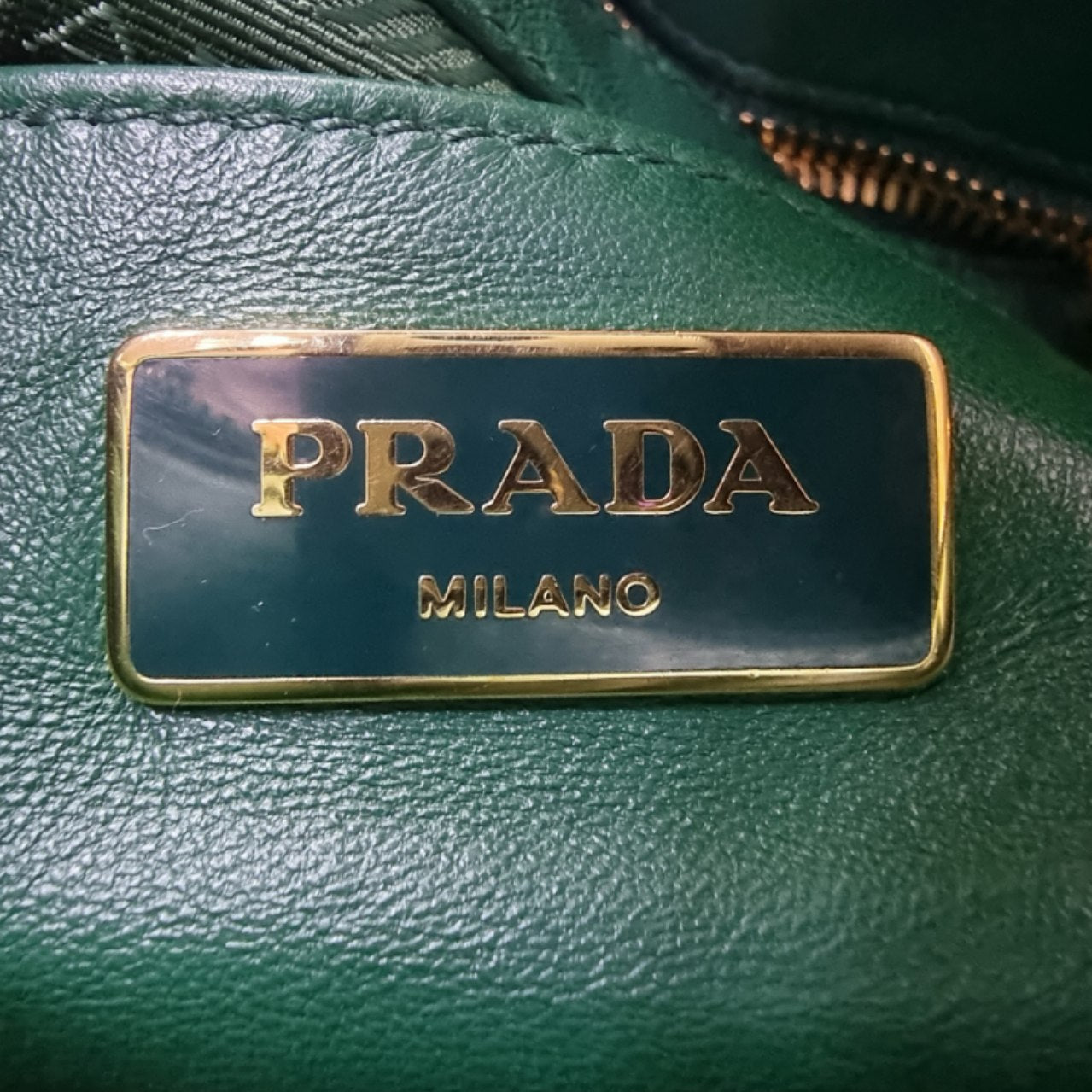 Prada Tessuto Gaufre Nylon Tote Bag Ghw (Mint Green)