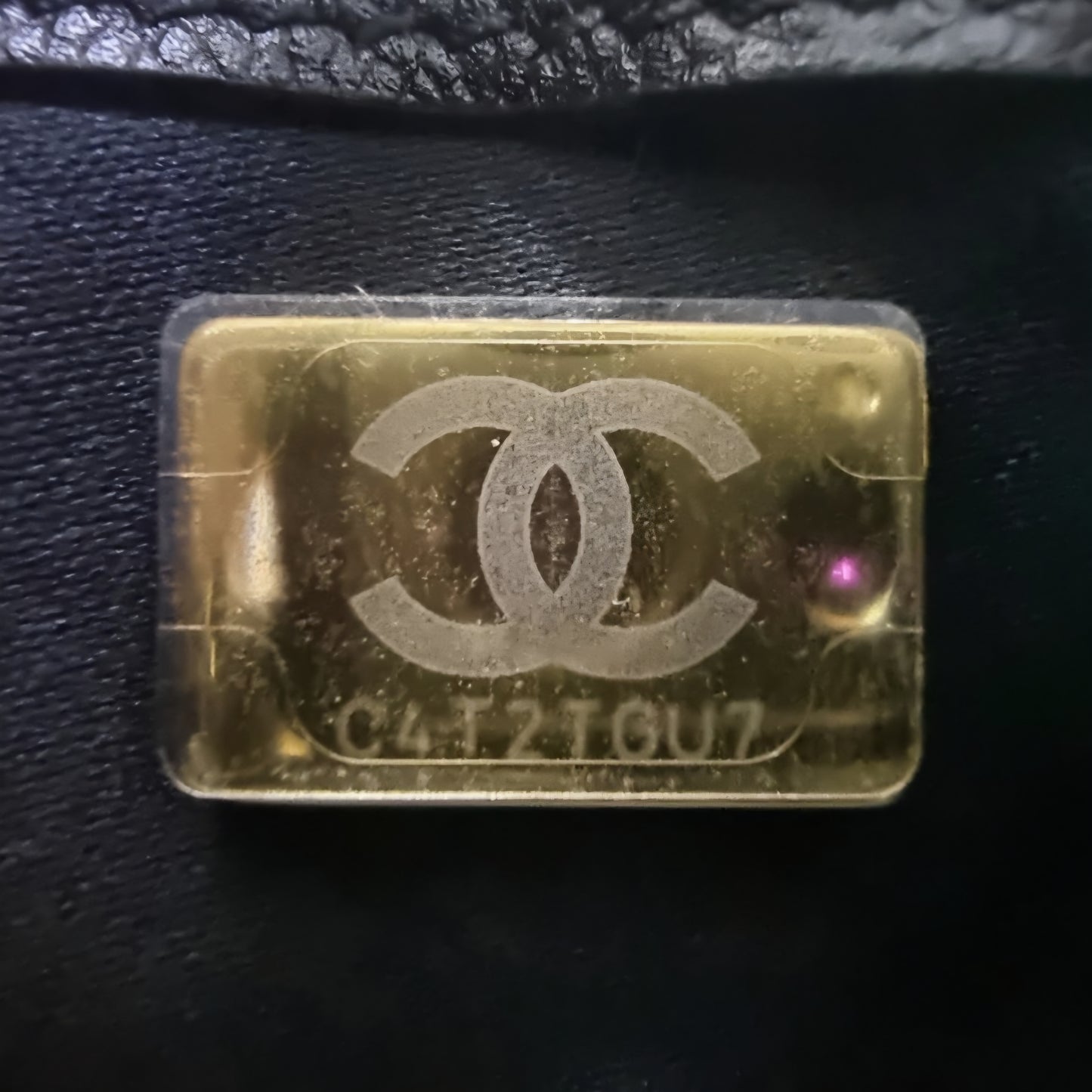 Chanel 25 Small Grained Calfskin Ghw (Black)