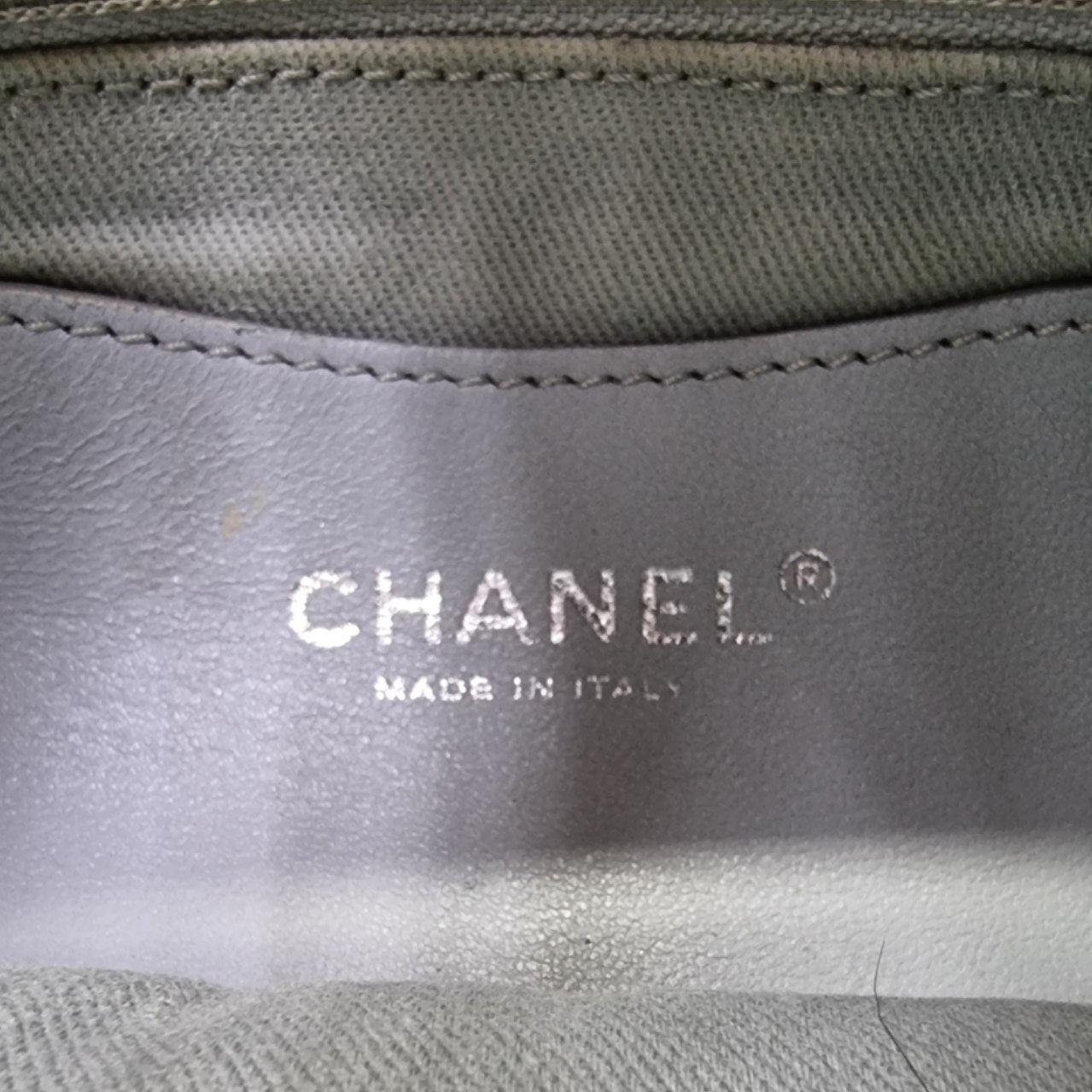 Chanel Mademoiselle Quilted Leather Bowler Bag Shw (Light Sky Blue)