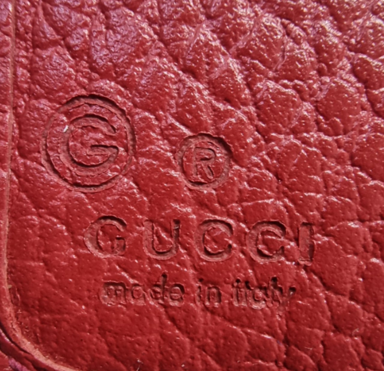 Gucci GG French Wallet Canvas Ghw (Beige/Red)