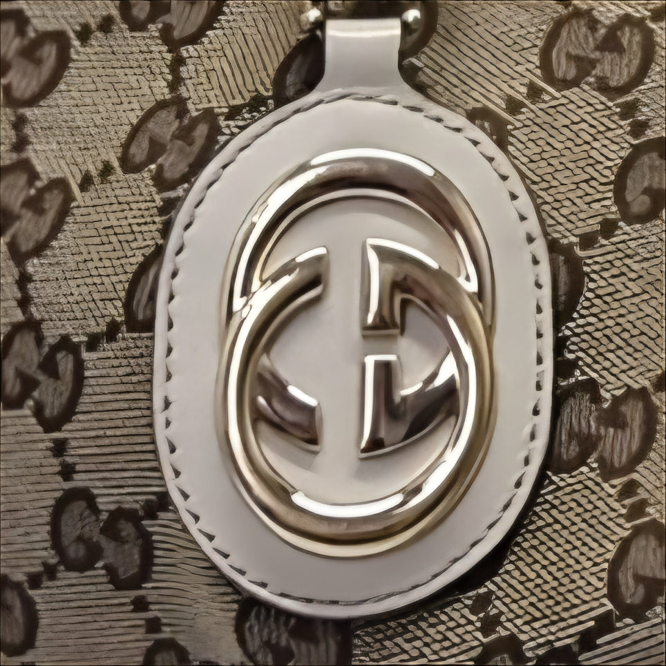 Gucci GG Sukey Canvas Hobo Bag Ghw (Beige)