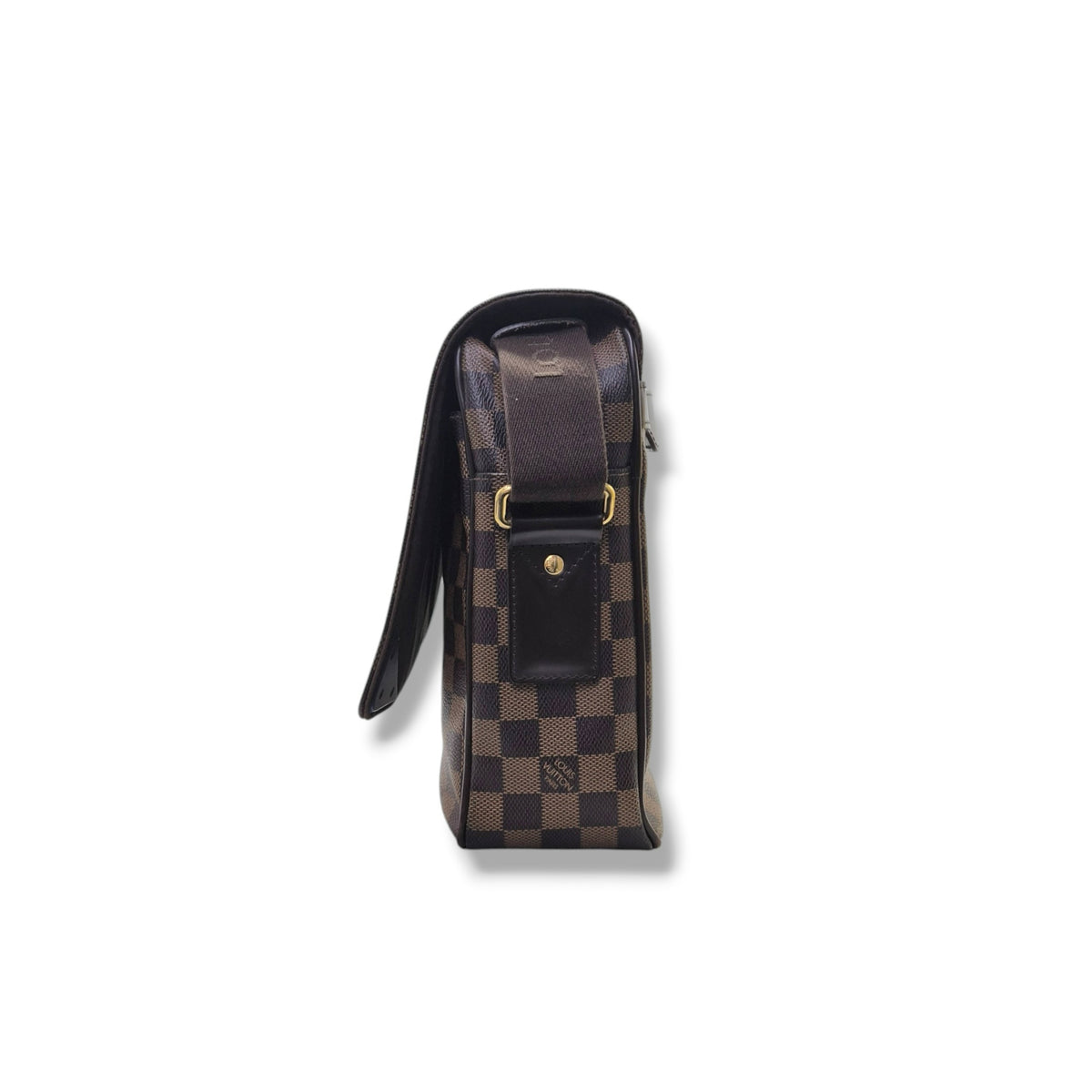 Louis Vuitton Shelton MM Messenger Bag Damier Ebene Ghw