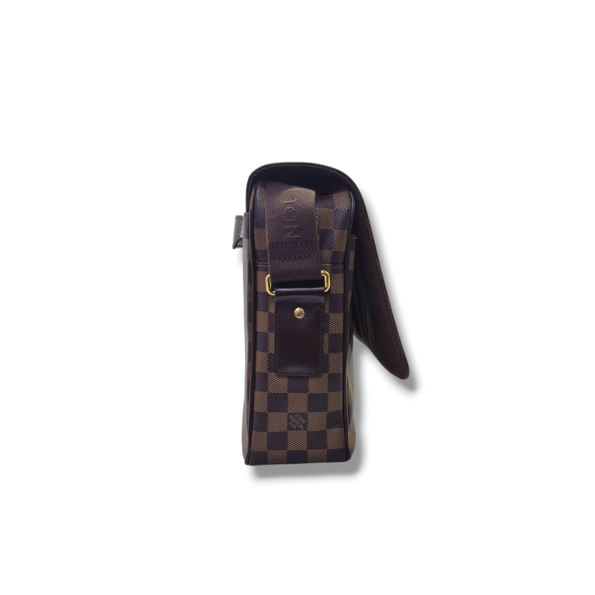 Louis Vuitton Shelton MM Messenger Bag Damier Ebene Ghw