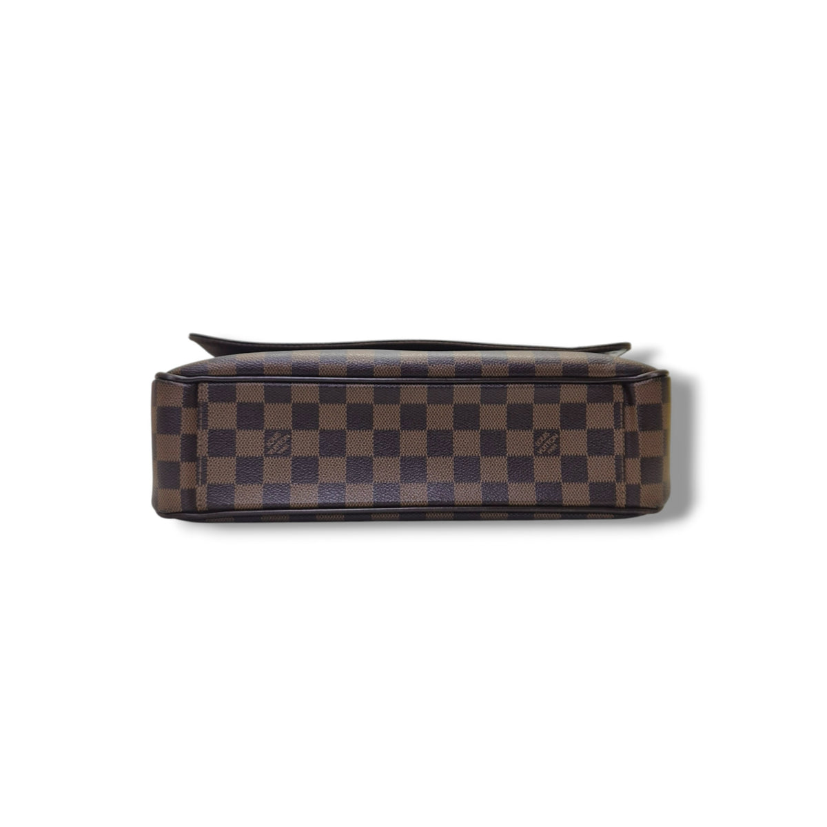 Louis Vuitton Shelton MM Messenger Bag Damier Ebene Ghw