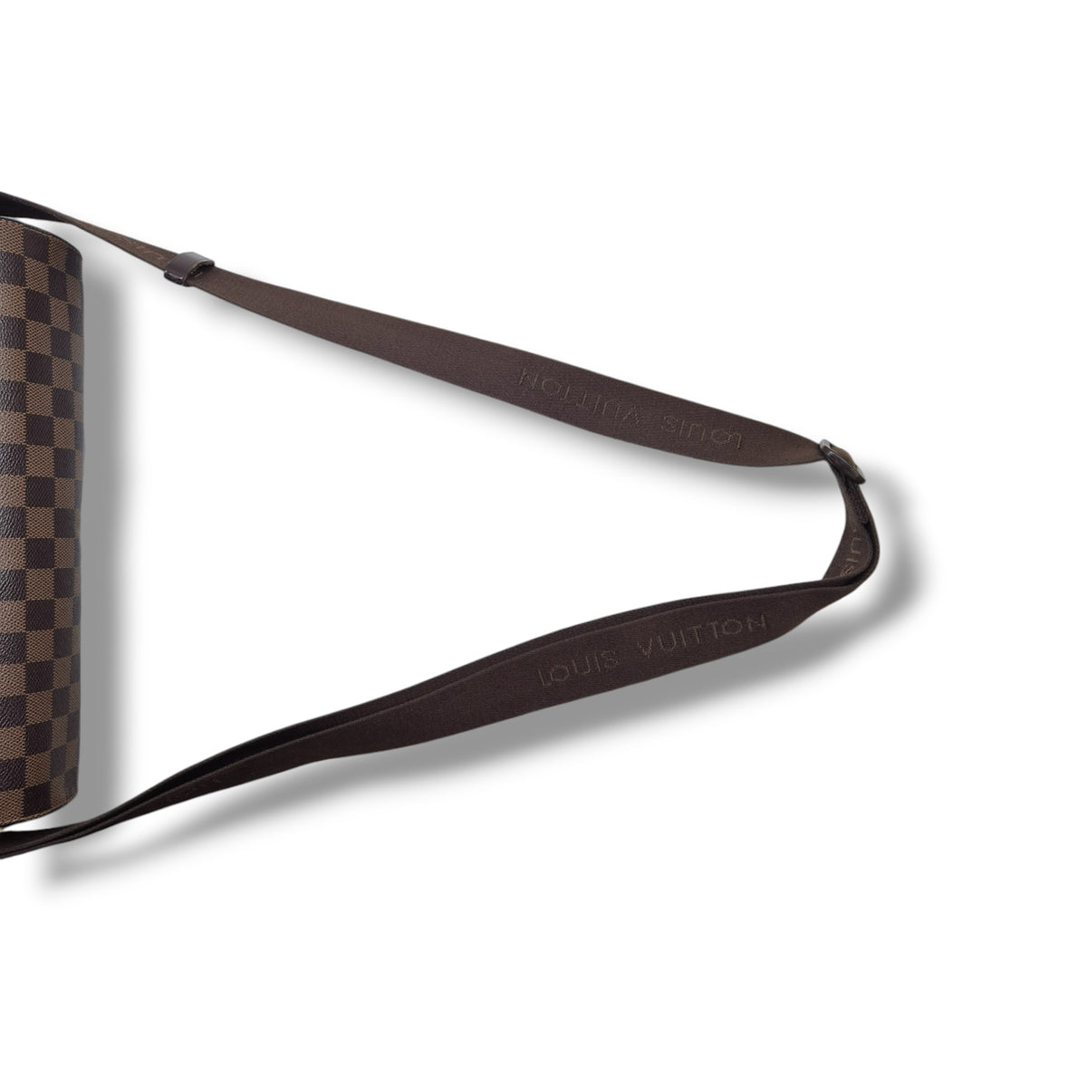 Louis Vuitton Shelton MM Messenger Bag Damier Ebene Ghw