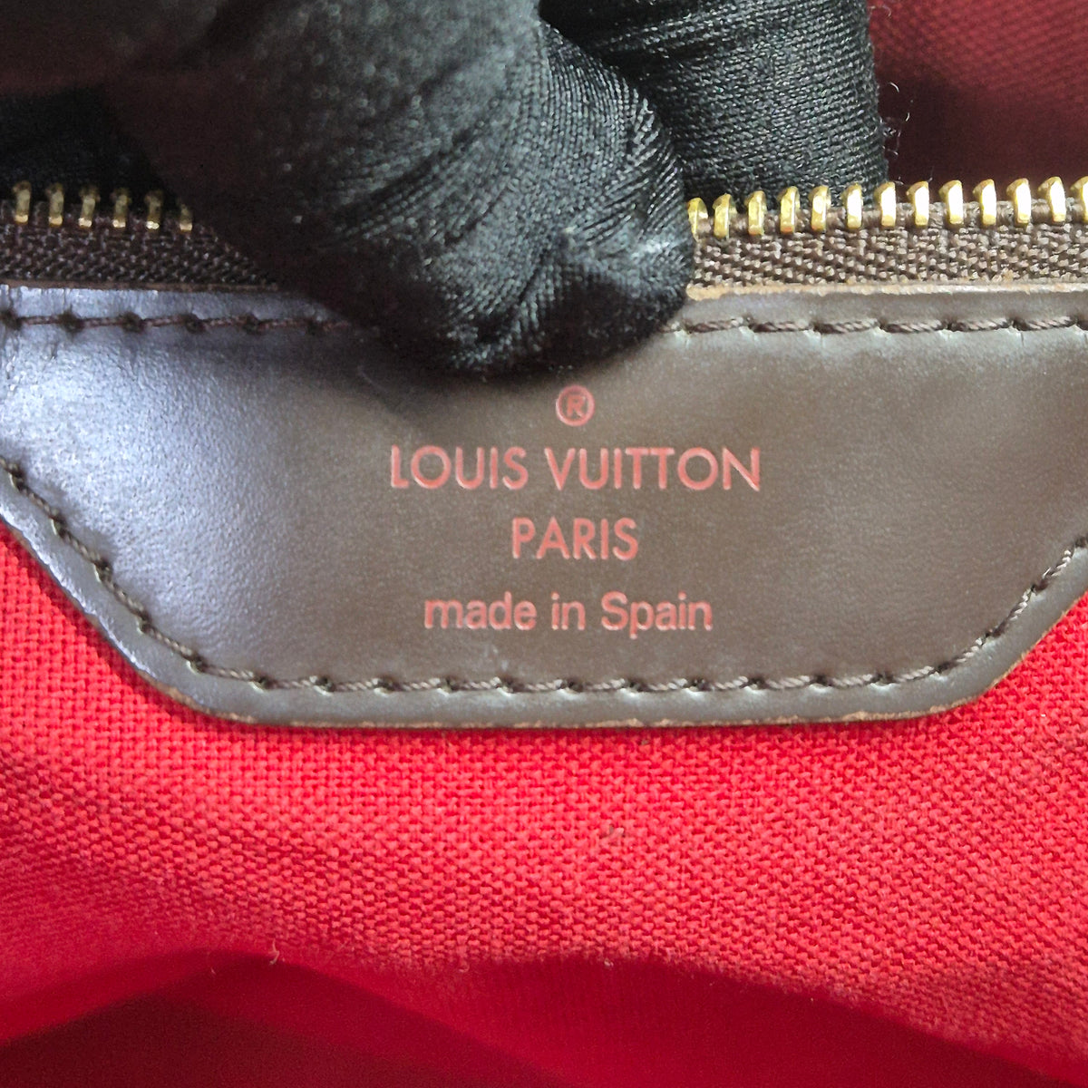 Louis Vuitton Cabas Rivington Damier Ebene Ghw
