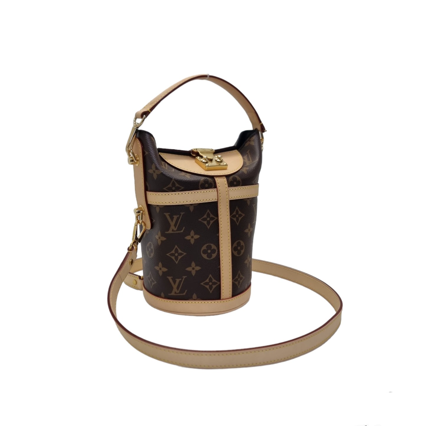 Louis Vuitton Duffle Bucket Bag Monogram Ghw