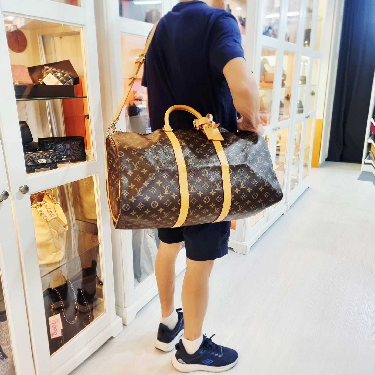 Louis Vuitton Keepall 50B Monogram Ghw