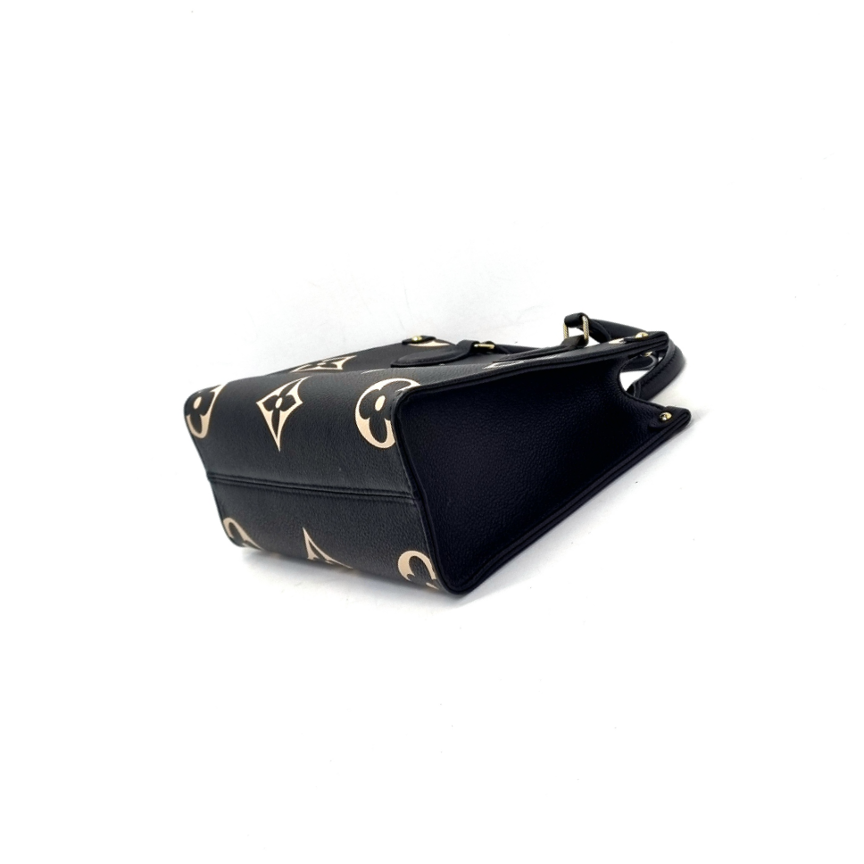 Louis Vuitton OnTheGo PM Bicolor Monogram Empreinte Black/Beige Ghw