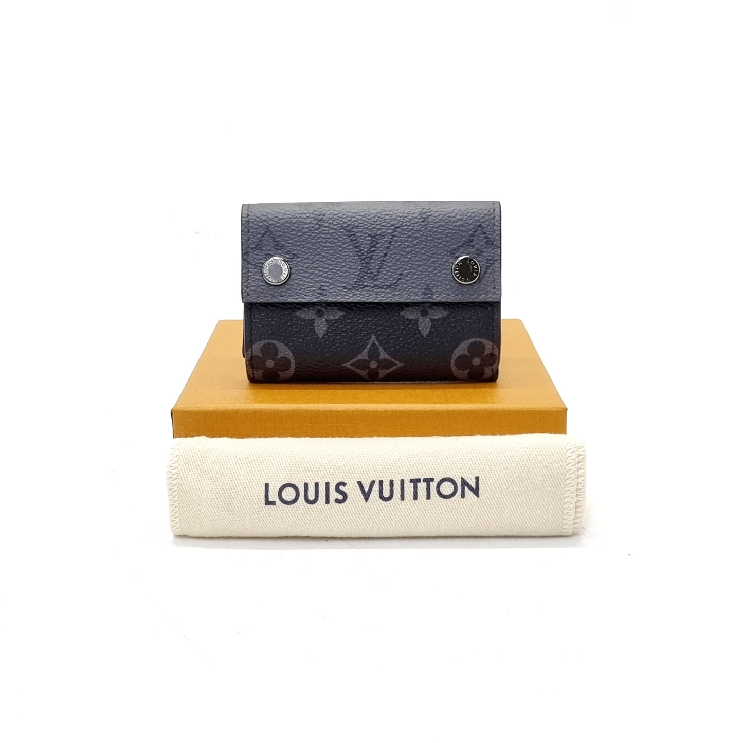 Louis Vuitton Discovery Compact Wallet Monogram Eclipse Reverse Shw