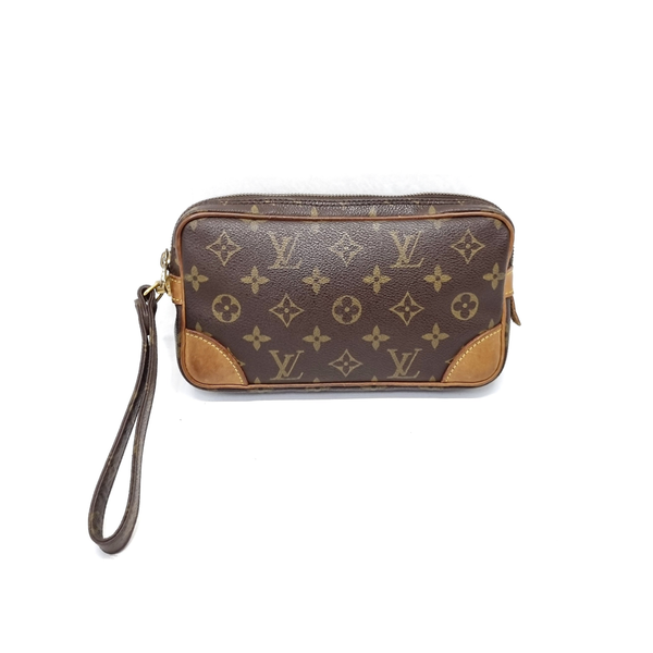 Louis Vuitton Marly Dragonne PM Clutch Ghw (Monogram)