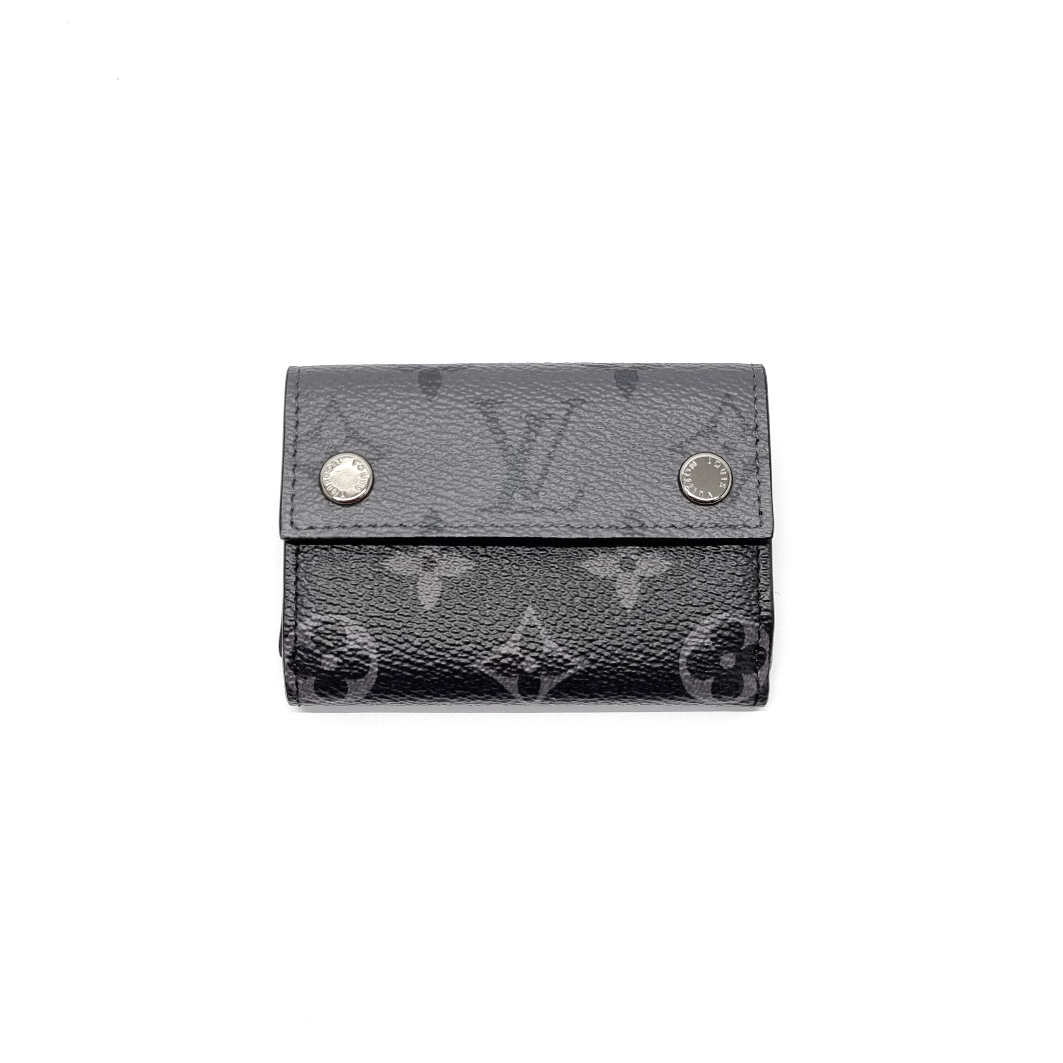 Louis Vuitton Discovery Compact Wallet Monogram Eclipse Reverse Shw