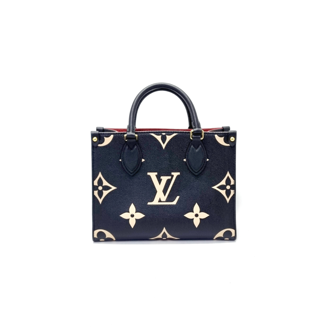 Louis Vuitton OnTheGo PM Bicolor Monogram Empreinte Black/Beige Ghw