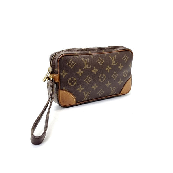 Louis Vuitton Marly Dragonne PM Clutch Ghw (Monogram)