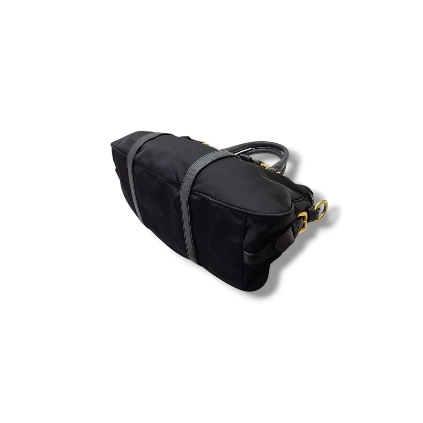 Prada BN1904 Nylon Tote Bag Ghw (Black)