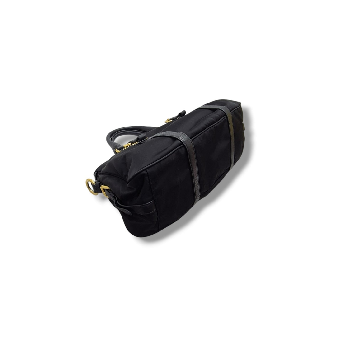 Prada BN1904 Nylon Tote Bag Ghw (Black)