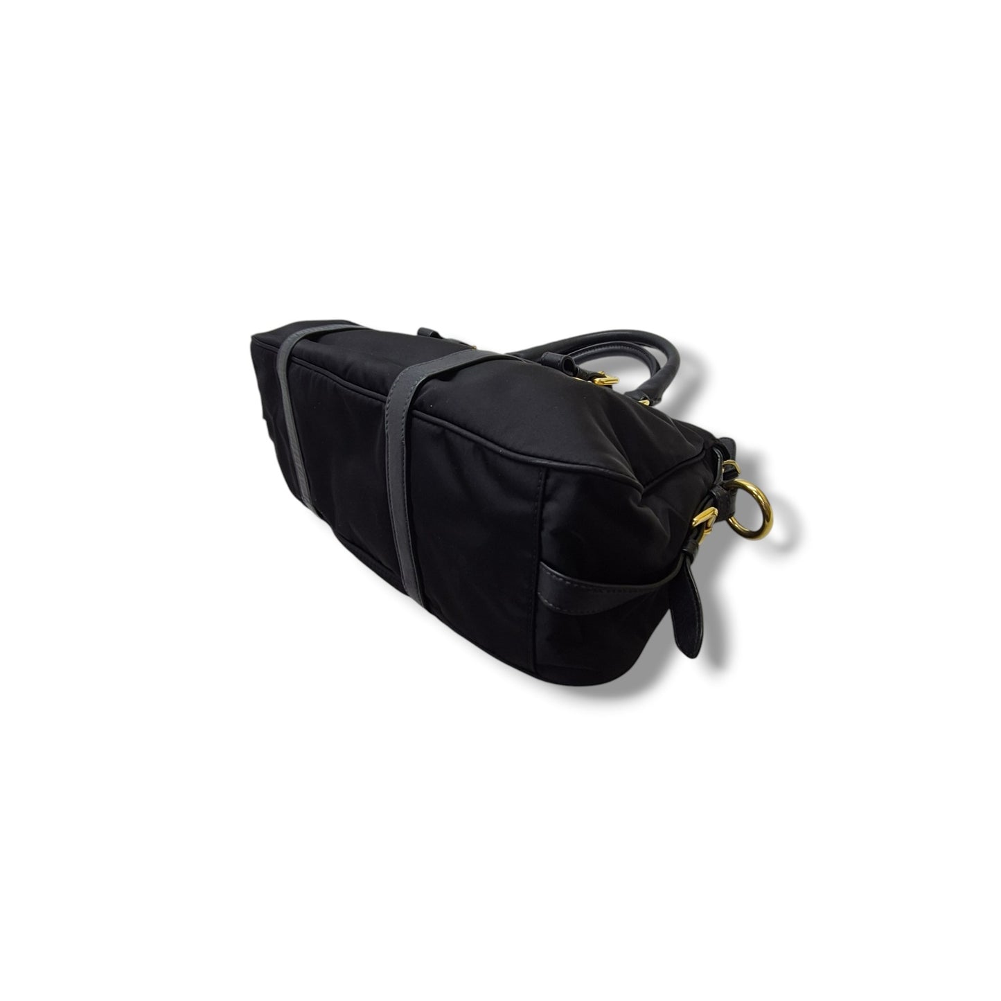 Prada BN1904 Nylon Tote Bag Ghw (Black)
