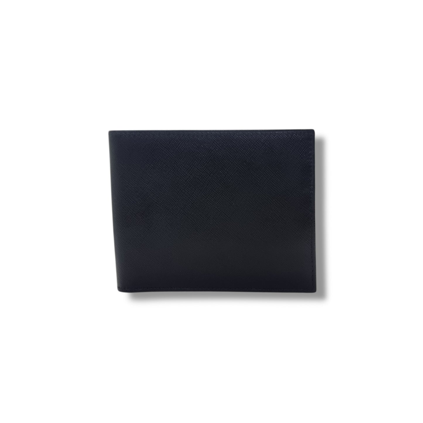 Prada Leather Wallet Cheque Holder (Black)