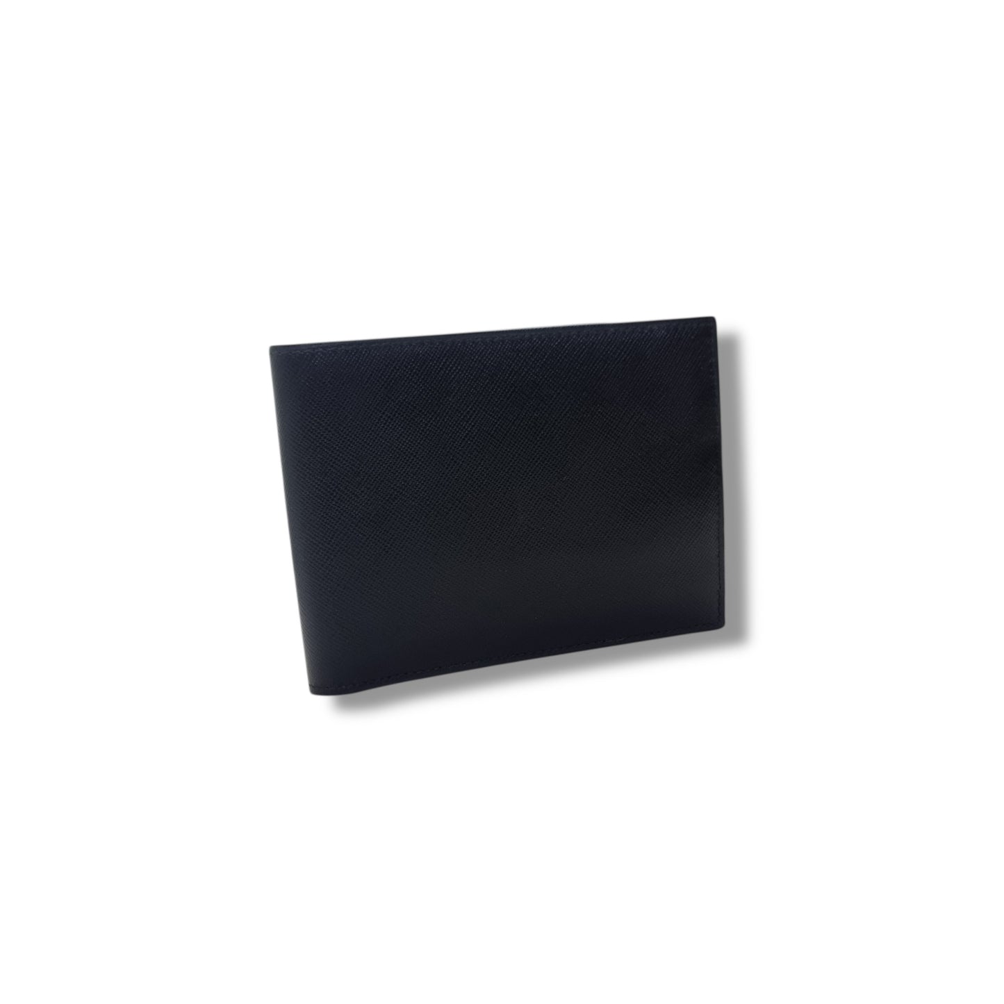Prada Leather Wallet Cheque Holder (Black)