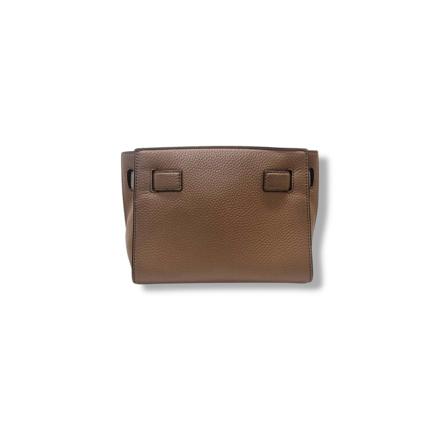 Michael Kors Hamilton Leather Crossbody Ghw (Brown)