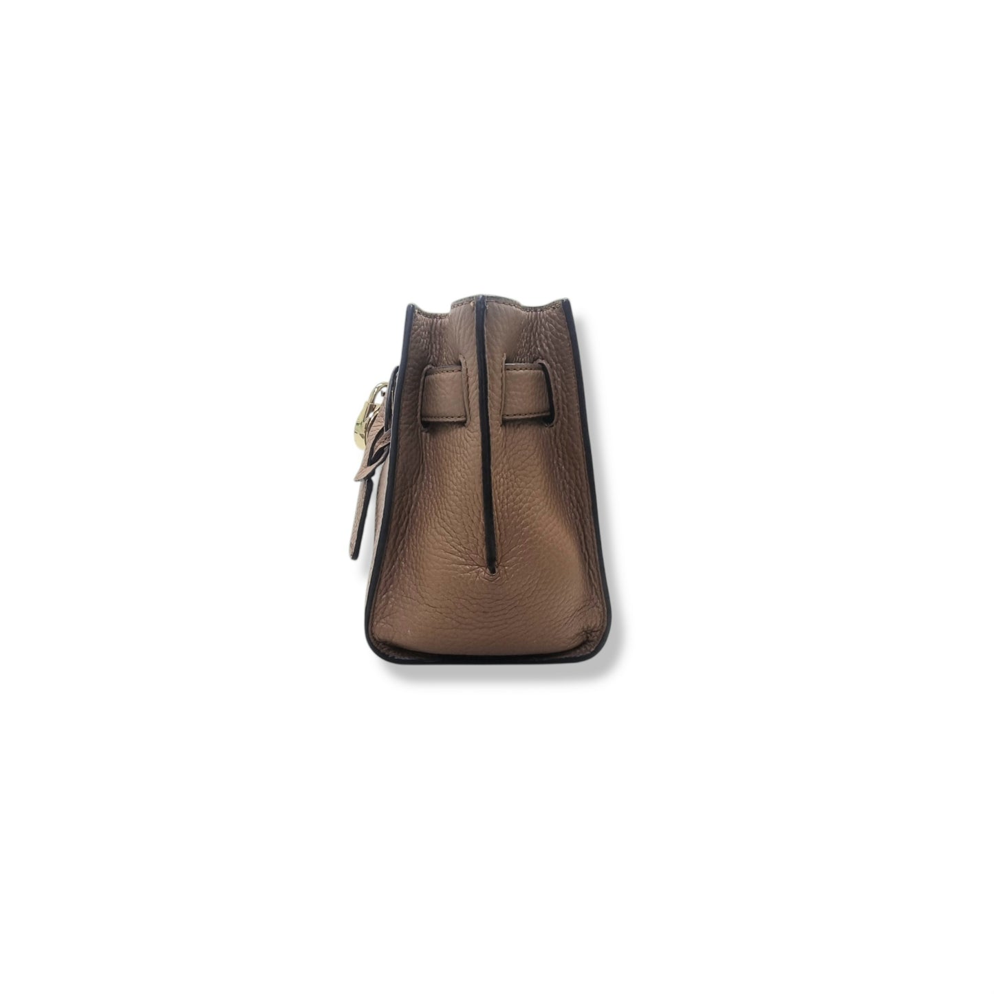 Michael Kors Hamilton Leather Crossbody Ghw (Brown)
