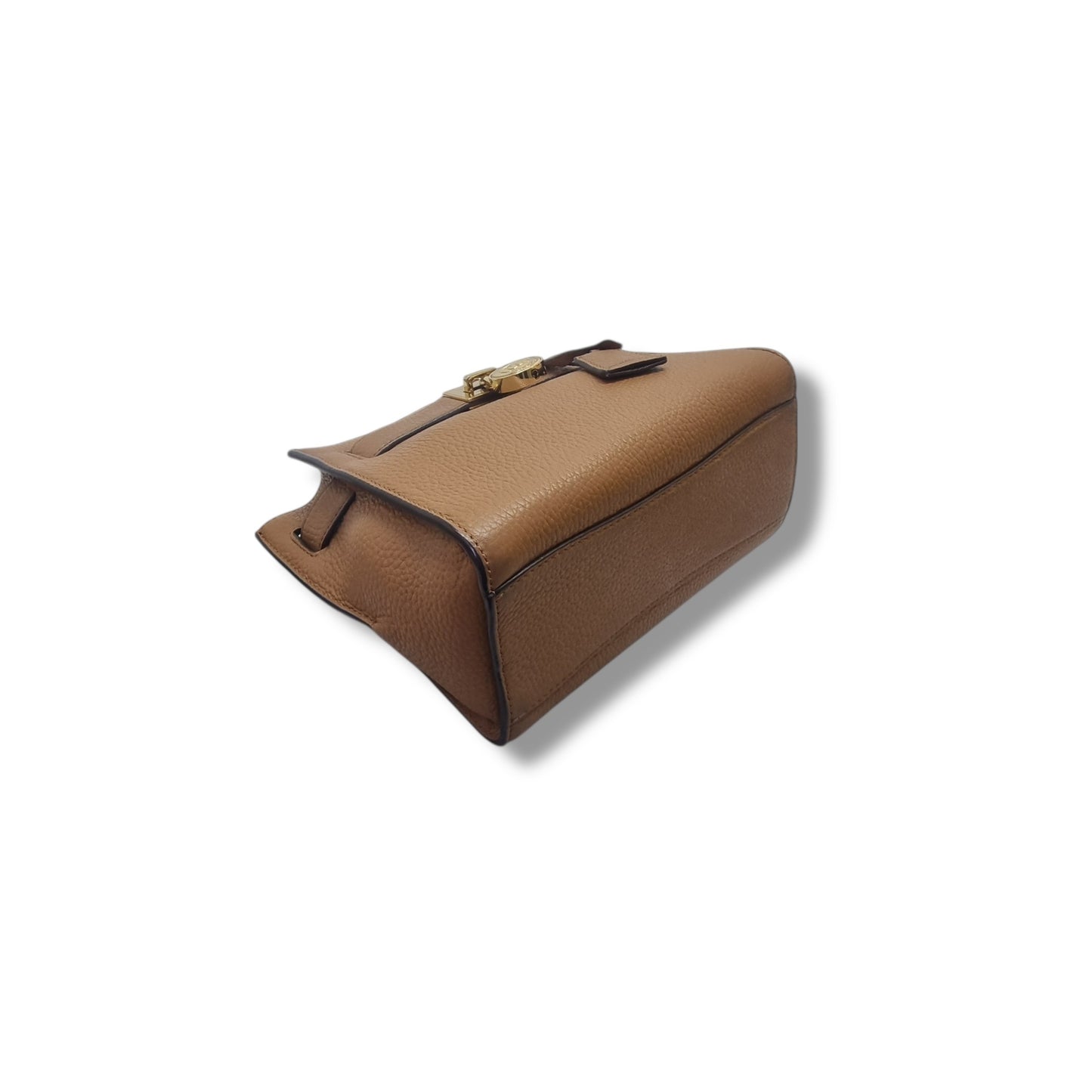 Michael Kors Hamilton Leather Crossbody Ghw (Brown)
