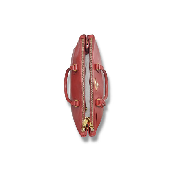 Prada BN1786 Galleria Saffiano Lux Tote Large Ghw (Red)