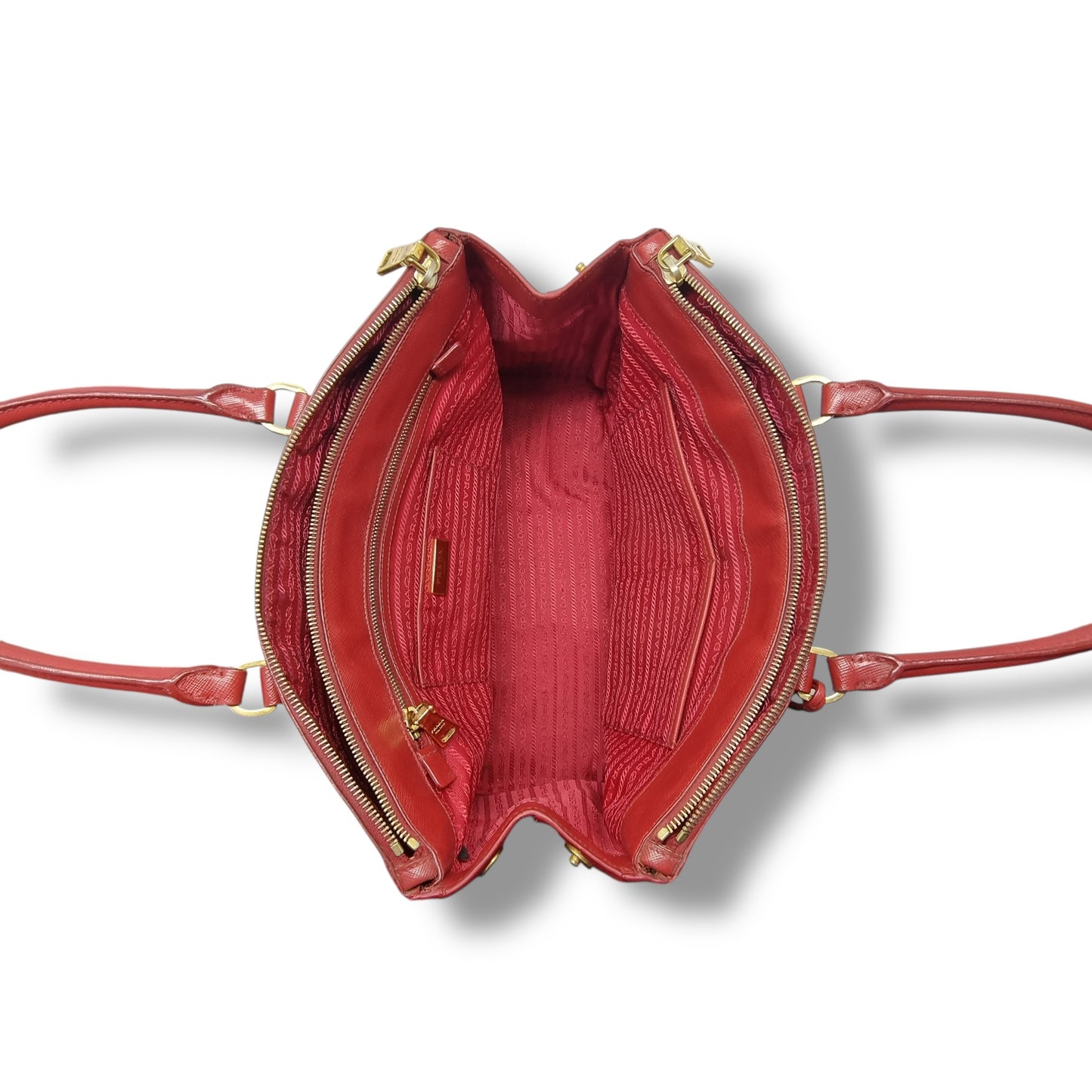 Prada BN1786 Galleria Saffiano Lux Tote Large Ghw (Red)