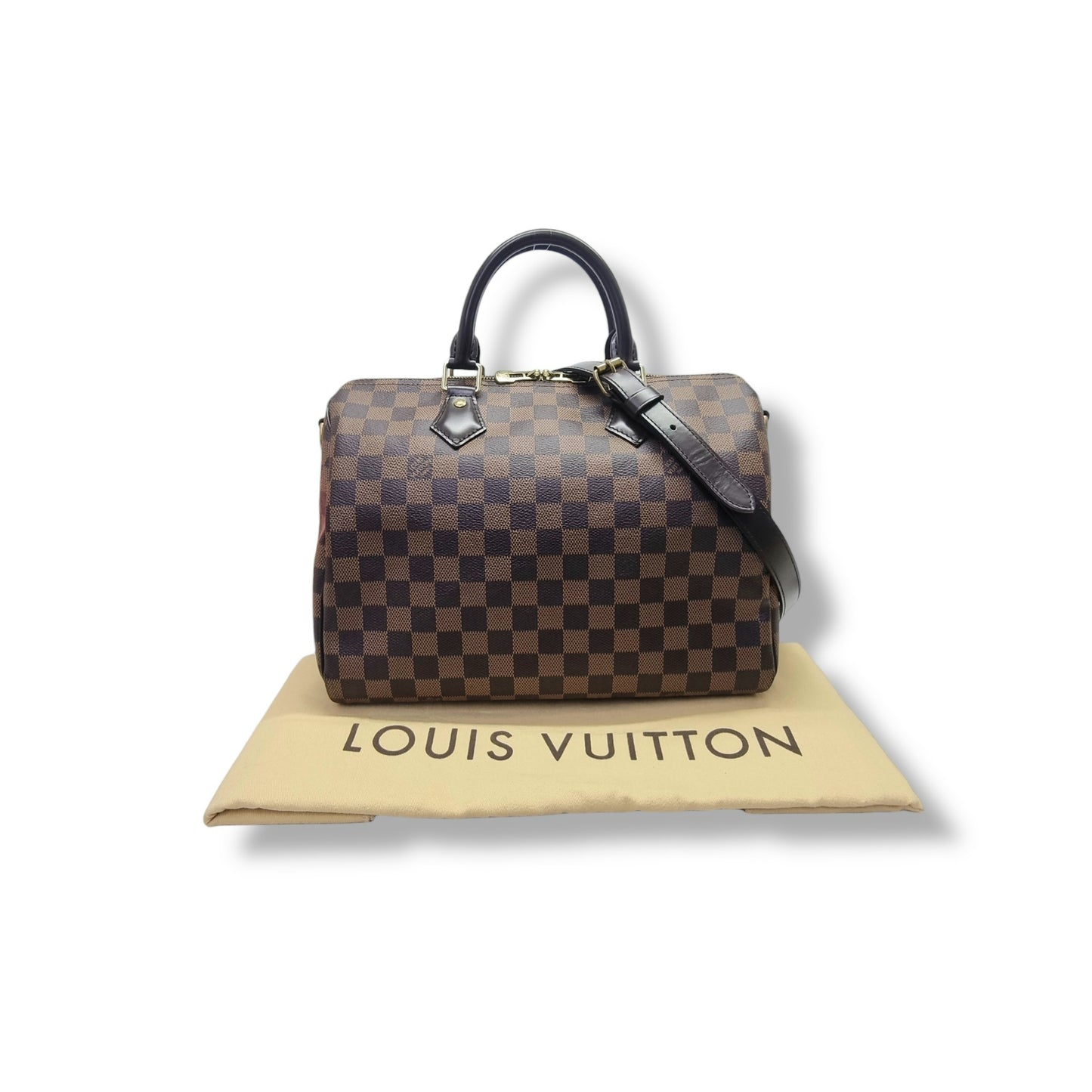Louis Vuitton 30B Speedy Damier Ebene Ghw