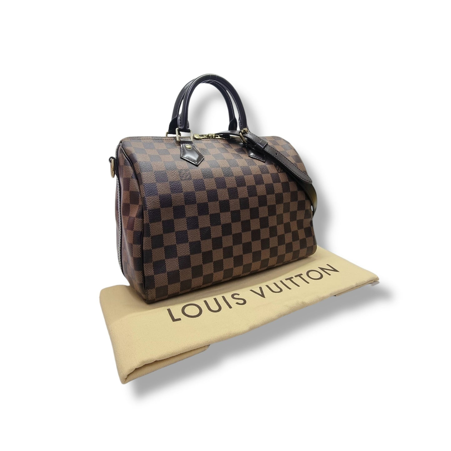 Louis Vuitton 30B Speedy Damier Ebene Ghw