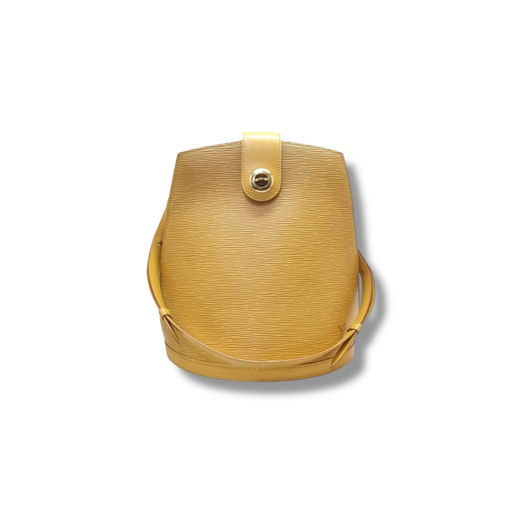 Louis Vuitton Cluny Epi Yellow Ghw