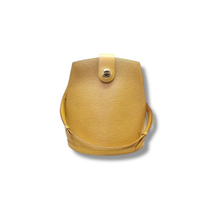Louis Vuitton Cluny Epi Yellow Ghw