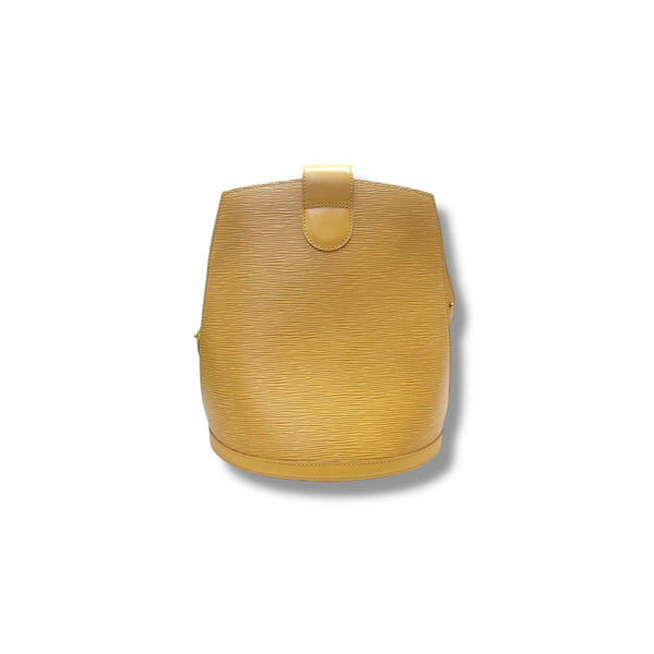 Louis Vuitton Cluny Epi Yellow Ghw