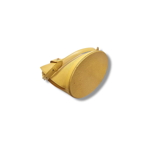 Louis Vuitton Cluny Epi Yellow Ghw