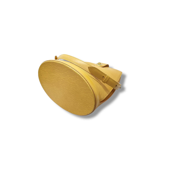 Louis Vuitton Cluny Epi Yellow Ghw