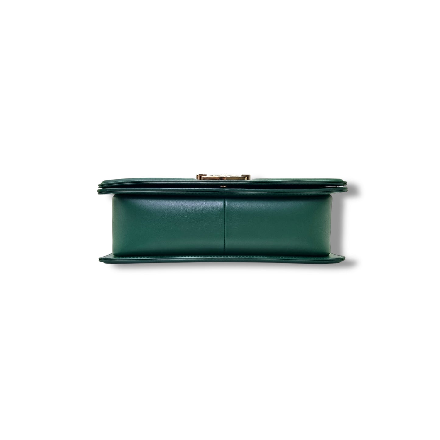 Chanel Boy Medium Lambskin Ghw (Green)