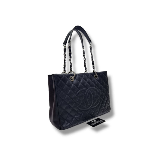 Chanel GST Caviar Ghw (Black)