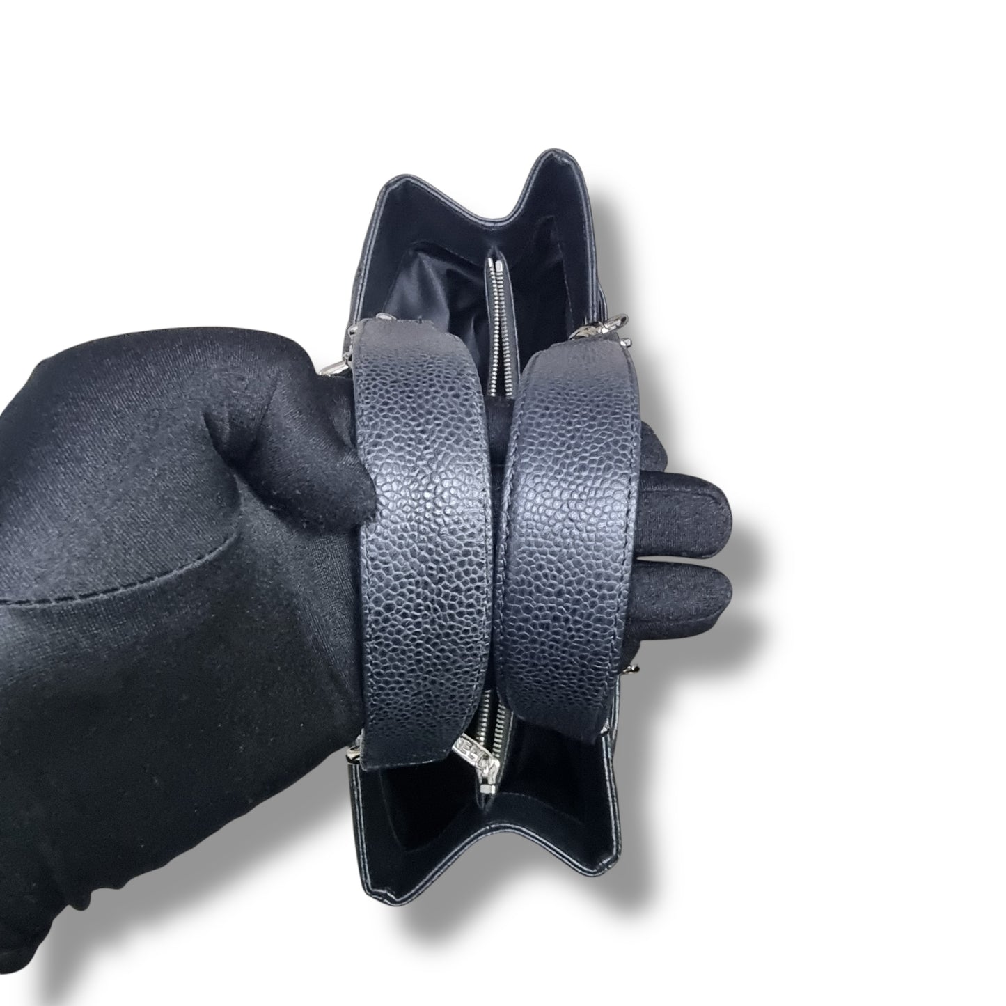 Chanel GST Caviar Ghw (Black)