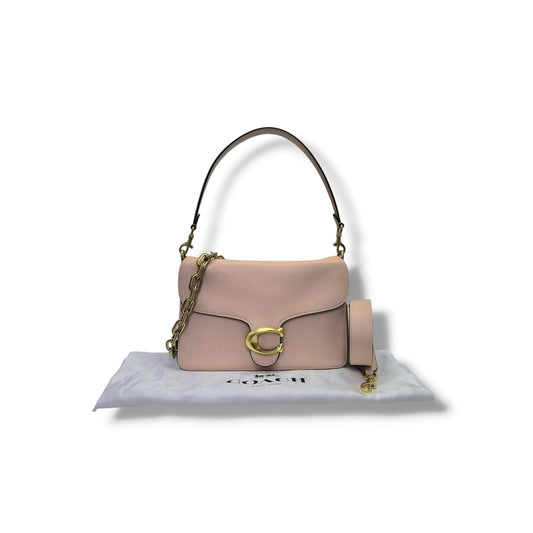 Coach Tabby Chain Leather Crossbody Ghw (Pink)